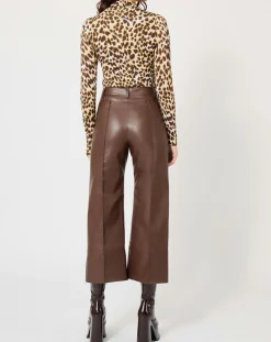 Sale Manoush Top Basic imprimé léopard