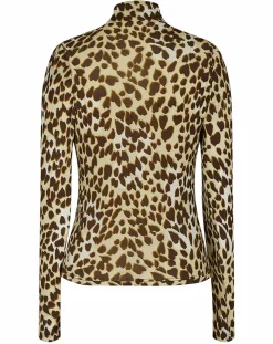 Sale Manoush Top Basic imprimé léopard