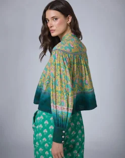 Femme Manoush Top Bohemian Hindi kaki