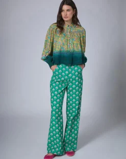 Femme Manoush Top Bohemian Hindi kaki