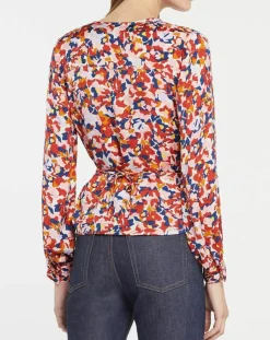 Femme Galeries Lafayette Top Cache-cœur Caprice imprimé multicolore