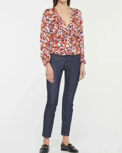 Femme Galeries Lafayette Top Cache-cœur Caprice imprimé multicolore