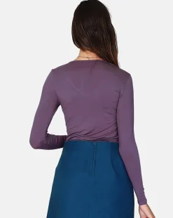 Sale Assuili Top Cassy violet