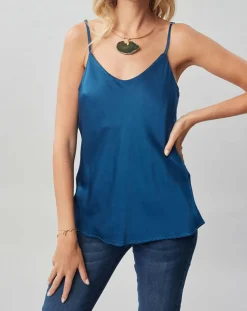 Outlet Lauren Vidal Top Cindy azur