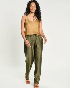 Femme Lauren Vidal Top Cindy havane