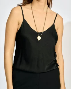 Femme Lauren Vidal Top Cindy noir