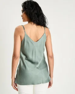 Femme Lauren Vidal Top Cindy sauge