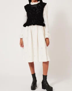 Sale Manoush Top en maille Twiggy noir