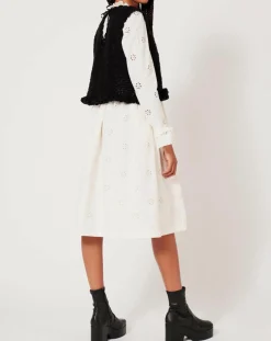 Sale Manoush Top en maille Twiggy noir