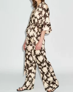 Zapa Top Kimono fluide Vieran chocolat