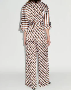 Femme Zapa Top Kimono fluide Vieran imprimé multicolore