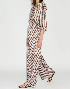 Femme Zapa Top Kimono fluide Vieran imprimé multicolore