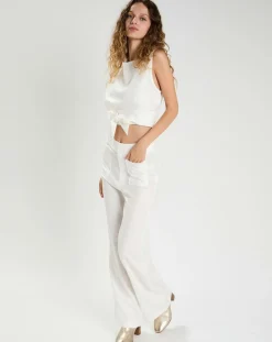 Femme The Korner Top Laurence blanc