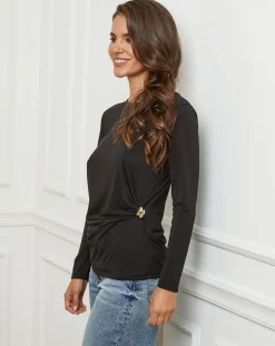 Femme L'Armoire de Suzette Top Lena noir