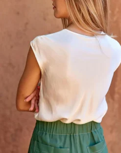 Femme Lauren Vidal Top Lison écru