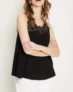 Femme See u Soon Top Liv noir