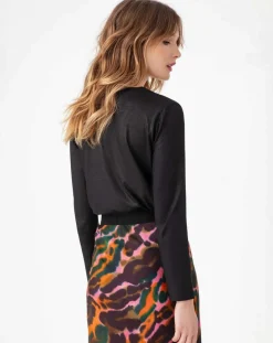 Indies Top Manches Longues Stella irise noir