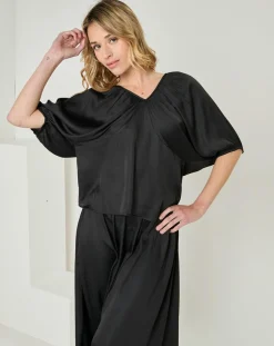 Femme See u Soon Top Marion noir