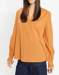 Discount Galeries Lafayette Top Marly orange