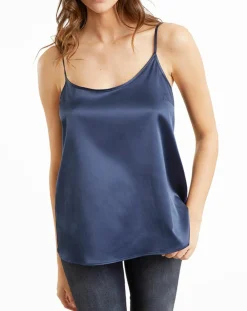 Femme Lauren Vidal Top satiné Essential nuit