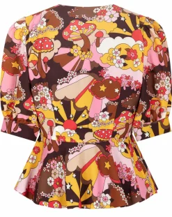 Femme Manoush Top Sun marron