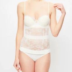 Femme La Perla Top Tearose écru
