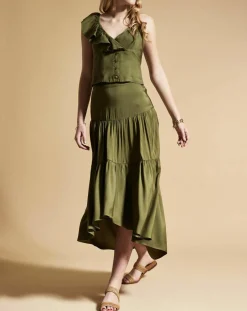 Femme Belair Top Teroli kaki