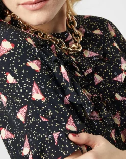 Femme Karl Marc John Top Tijuana imprimé noir