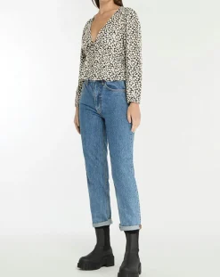 New Billabong Top Time goes by daisy print multicolore