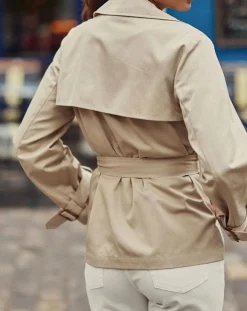 Femme La Petite Etoile Trench Narago beige