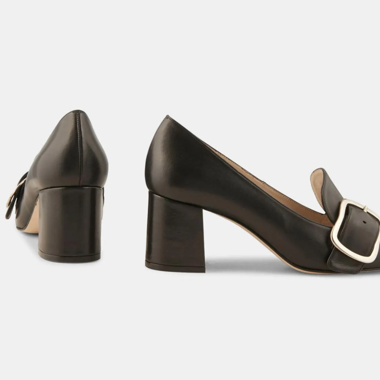 Online Minelli Trotters en Cuir Lili noirs - Talon 6 cm