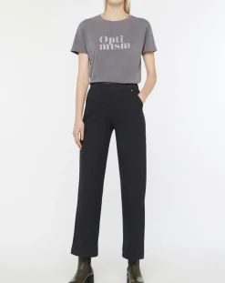 Outlet Yerse T-Shirt 100% Coton Bio Ana gris foncé