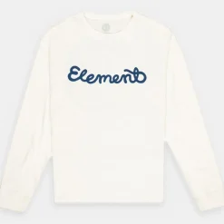 New Element T-Shirt 100% Coton Bio Chicago Il Ls écru
