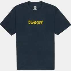 Homme Element T-Shirt 100% Coton Bio Earth bleu marine