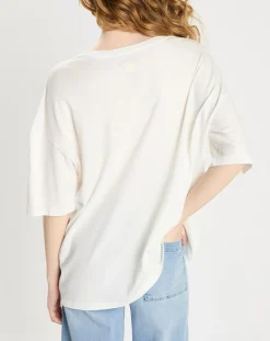 Discount Billabong T-Shirt 100% Coton Bio Smiley blanc/multicolore