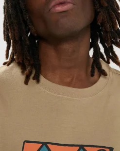 Homme Element T-Shirt 100% Coton Bio Trekka beige