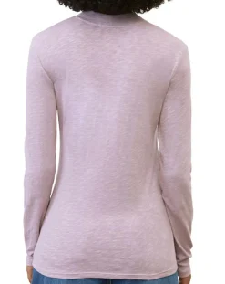 Femme Marc O'Polo T-Shirt 100% Coton Bio violet clair