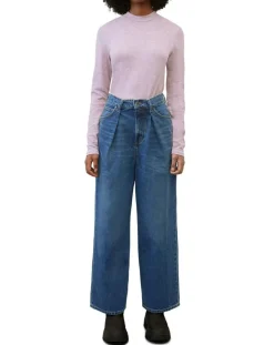 Femme Marc O'Polo T-Shirt 100% Coton Bio violet clair