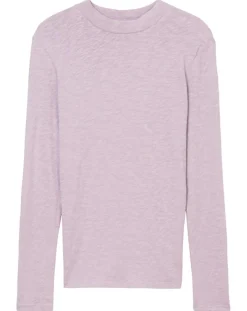 Femme Marc O'Polo T-Shirt 100% Coton Bio violet clair