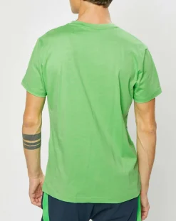 Homme Hackett London T-Shirt Aston Martin Racing vert fluo
