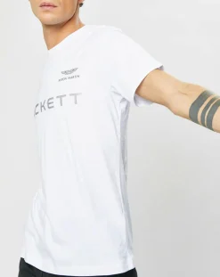 Hackett London T-Shirt Aston Martin Racing blanc