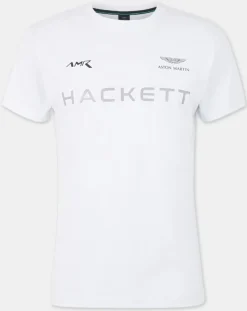 Hackett London T-Shirt Aston Martin Racing blanc