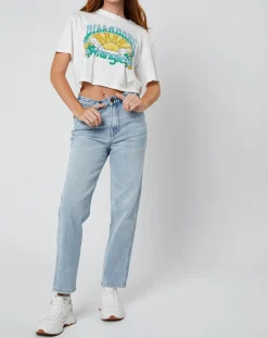 Best Billabong T-Shirt x Wrangler Made It blanc