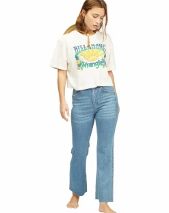 Best Billabong T-Shirt x Wrangler Made It blanc