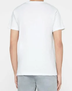 Outlet Replay T-Shirt box logo blanc