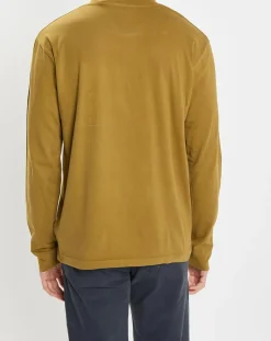 Homme Marc O'Polo T-Shirt col rond message kaki