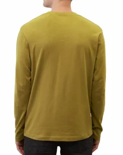 Homme Marc O'Polo T-Shirt col rond message kaki