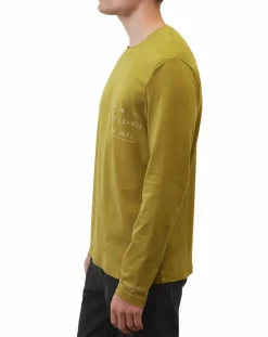 Homme Marc O'Polo T-Shirt col rond message kaki