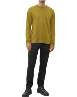 Homme Marc O'Polo T-Shirt col rond message kaki