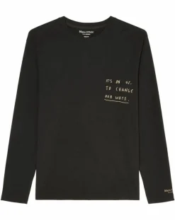 Homme Marc O'Polo T-Shirt col rond Message noir